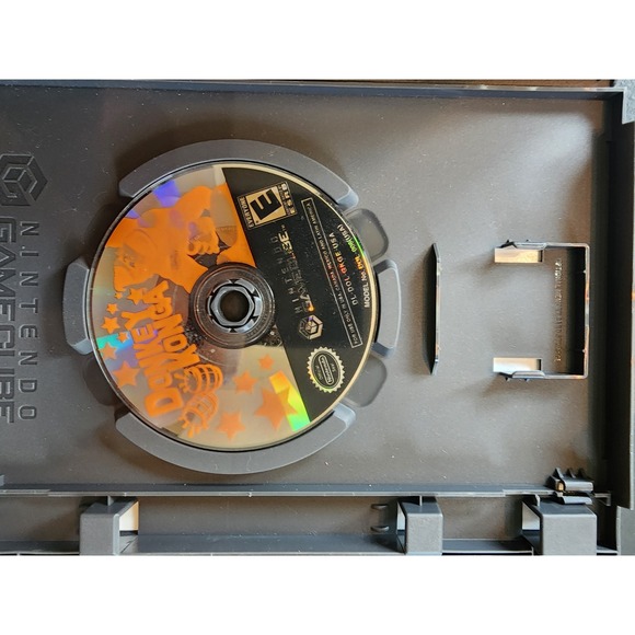 Donkey Konga DK Bongos Controller Nintendo Gamecube CIB Complete w/ Game - Picture 10 of 16